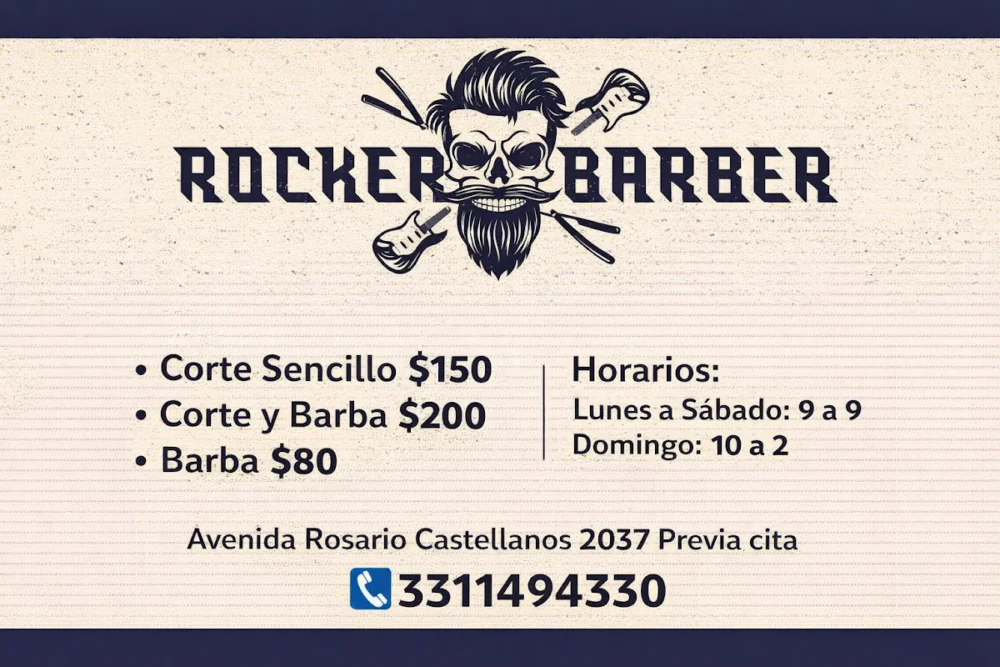 Rocker Barber peluquería y barbería